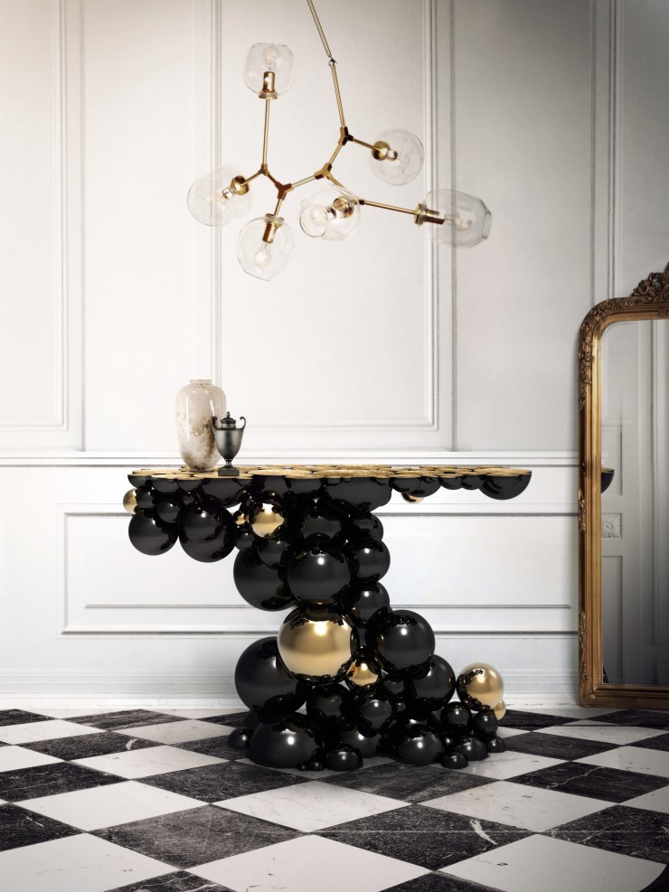 Boca do Lobo Exclusive Design in Milan Design Week 2013 newton console limited edition boca do lobo 01 740x987 Boca do Lobo Exclusive Design in Milan Design Week 2013
