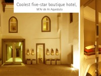 Coolest five-star boutique hotel, M’Ar de Ar Aqueduto
